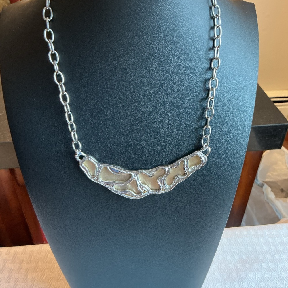 Ballet Brand Silver Tone Necklace